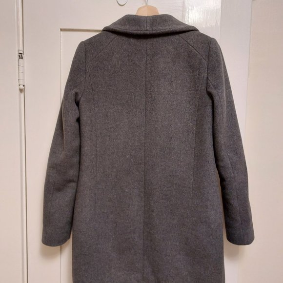 Wilfred | Aritzia Wool/Cashmere Cocoon Coat Charcoal Grey XS - Picture 3 of 4